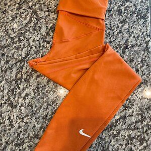 Nike Yoga Pant/Leggings - Size: S - Orange